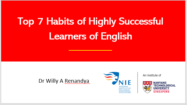 Top 7 Habits of Highly Effective Learners of English