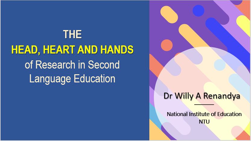 The Head, Heart and Hands of Research in Second Language Education