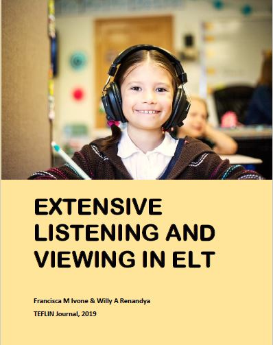 Extensive listening and viewing in ELT