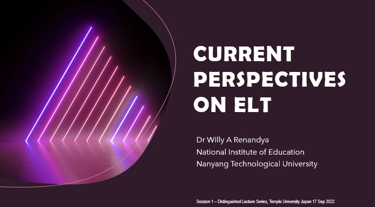 Current Perspectives on ELT